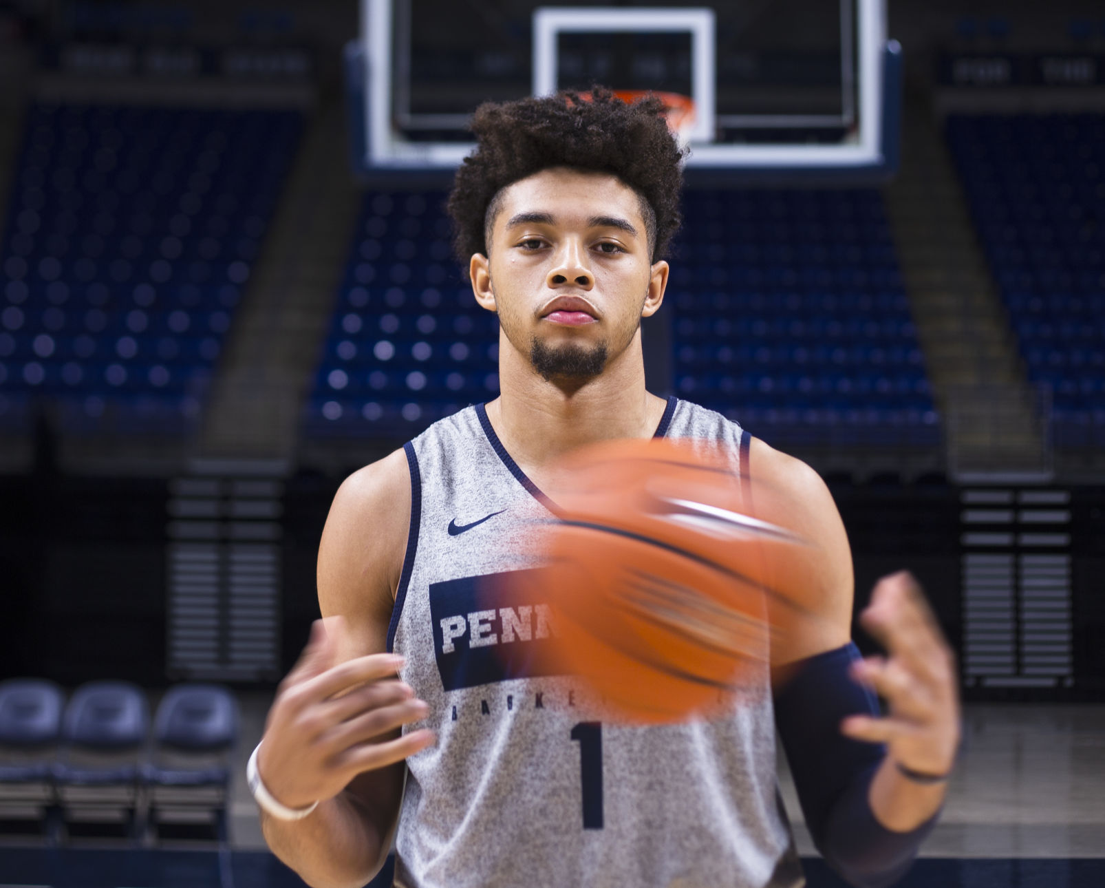 Basketball Media Day, Seth Lundy (1) Portrait